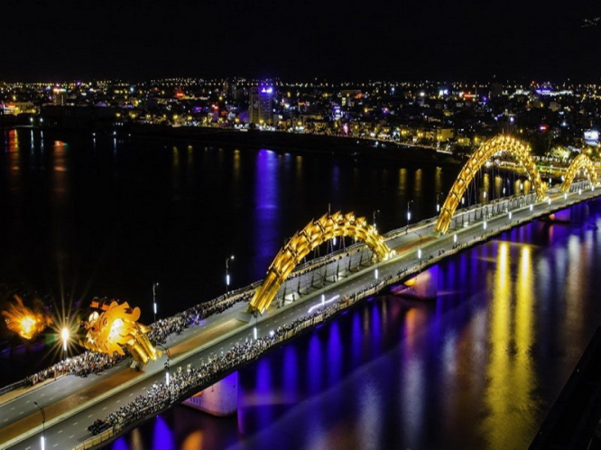 Khám phá cầu Rồng - biểu tượng kiến trúc mới của Đà Nẵng